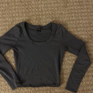 PacSun Dark Gray Long Sleeve Tee